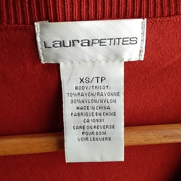 Laura Petites Faux Wrap Sweater - Picture 2 of 5